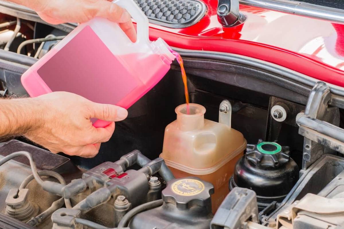 Filling vehicle’s coolant